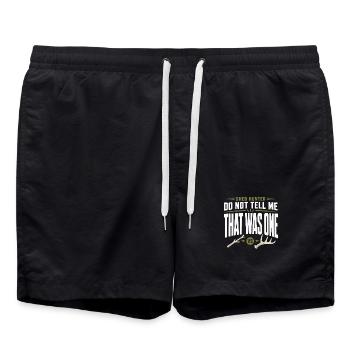 Scale-hunting-scale-hunter-antler-hunting-whitetail - Swim Trunks - black - Front - AI Model Male 185 light (185cm)