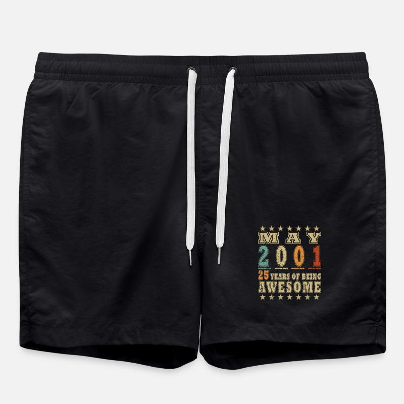May 2001: 25 years of Awesome - Swim Trunks - black
