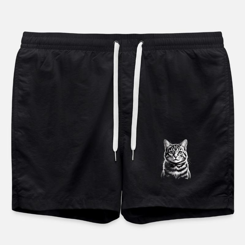 Britisch Kurzhaar BKH - Badeshorts - Schwarz