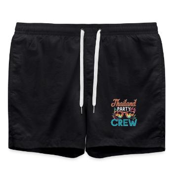 Thailand Crew - Badeshorts - Schwarz - Vorne - AI Model Male 185 light (185cm)