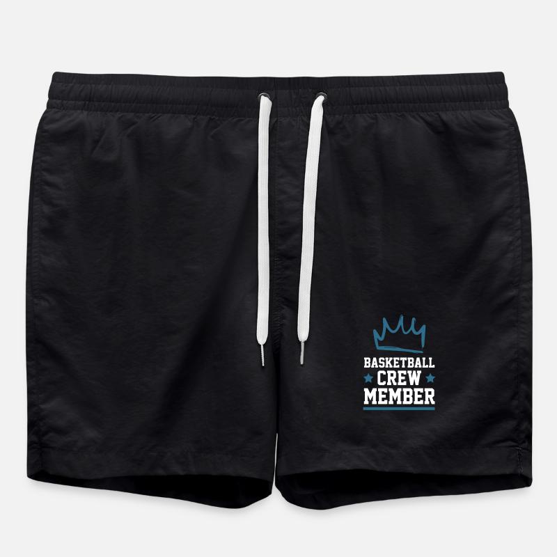 Basketball Crew - Swim Trunks - black
