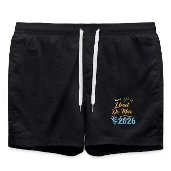 Lloret De Mar 2026 - Badeshorts - Schwarz - Vorne - AI Model Male 185 light (185cm)