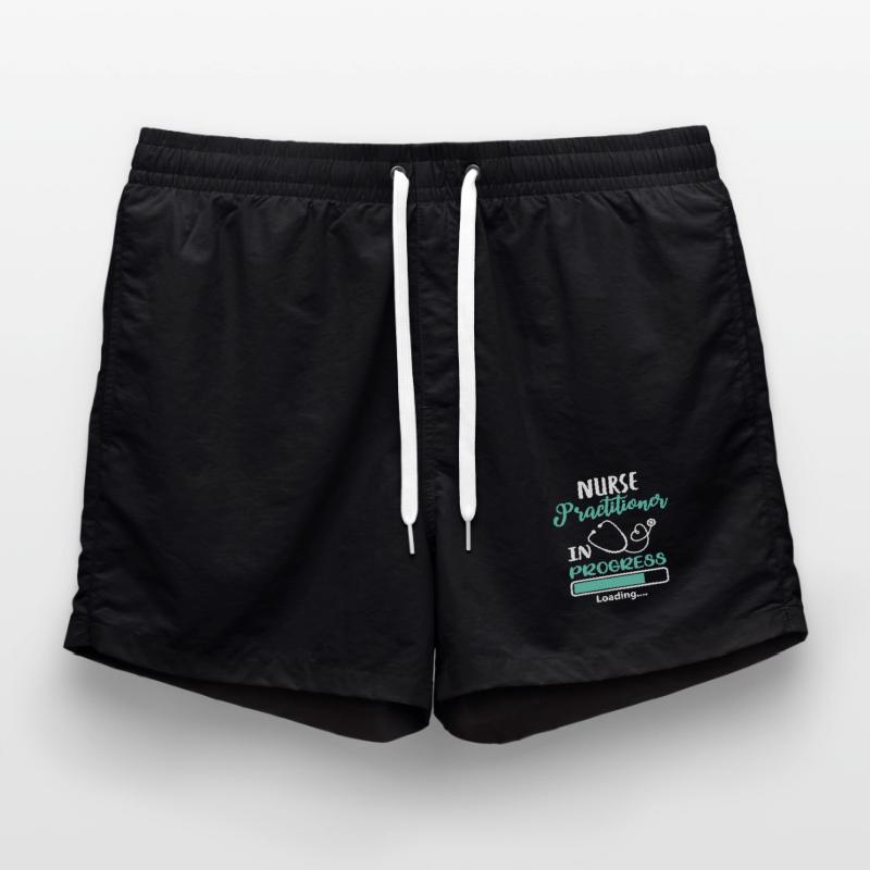Nurse Practitioner In Progress Loading Swim Trunks