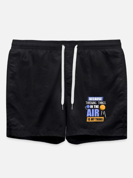 Diskuswurf Diskuswerfen Diskus diskuswerfer - Badeshorts - Schwarz
