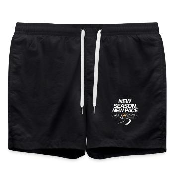 Neue Saison, neuer Weg - Badeshorts - Schwarz - Vorne - AI Model Male 185 light (185cm)