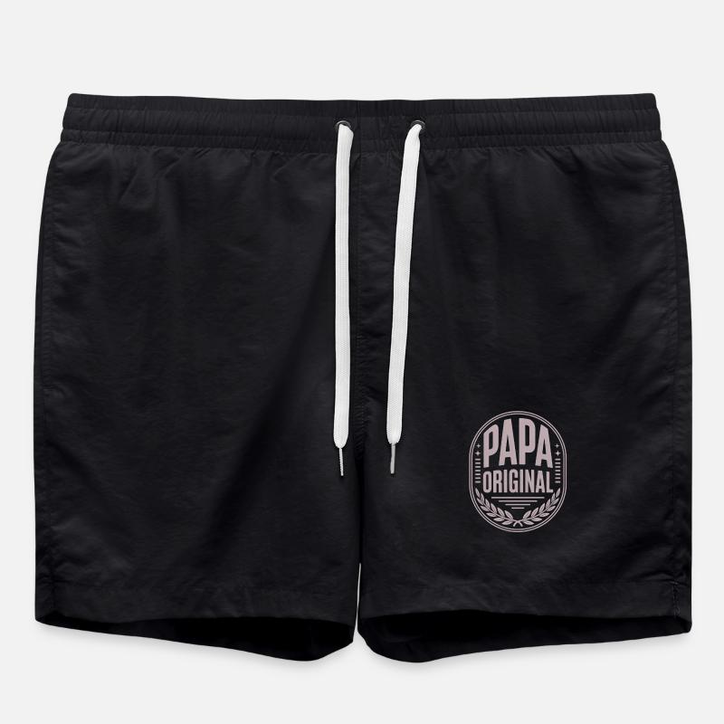 Original Father's Day Dad - Swim Trunks - black