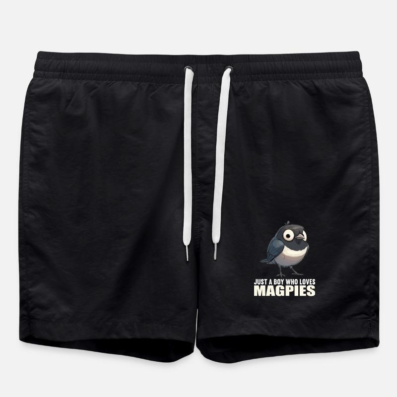 Magpies Magpie - Swim Trunks - black