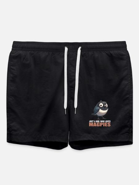Elstern Elster - Badeshorts - Schwarz