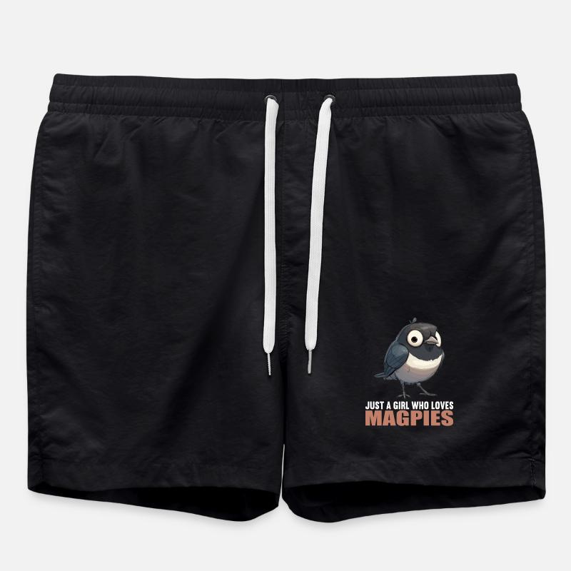 Magpies Magpie - Swim Trunks - black