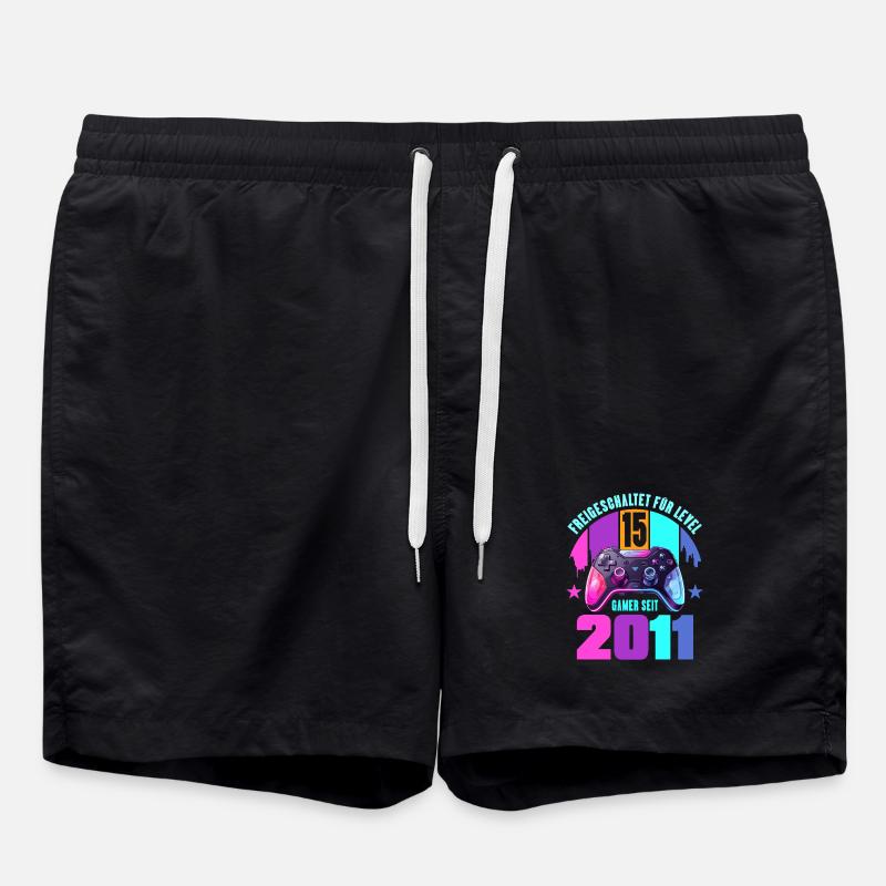 15e anniversaire, jeunes filles - Short de bain - noir
