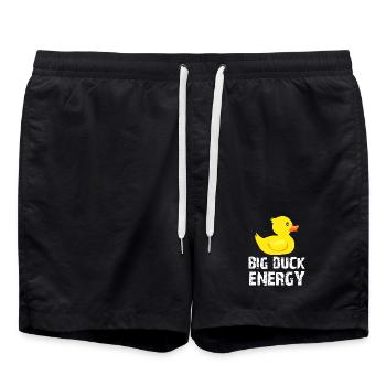 Big Duck Energy - Swim Trunks - black - Front - AI Model Male 185 light (185cm)