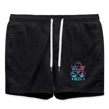 Vacay Mode Sunglasses Beach Vibe - Swim Trunks - black - Front - AI Model Male 185 light (185cm)
