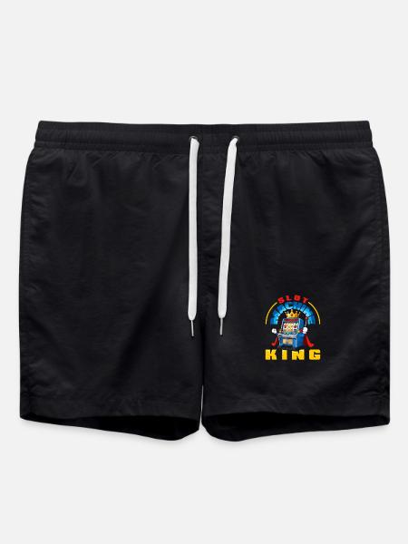 Slots King Casino Gambling Jackpot - Swim Trunks - black