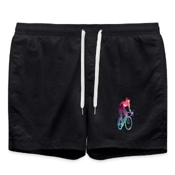 Bicycle Road Cyclist Space Kids Road Bike - Swim Trunks - black - Front - AI Model Male 185 light (185cm)