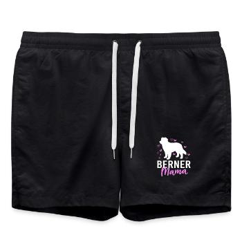 Bernese Mountain Dog - Swim Trunks - black - Front - AI Model Male 185 light (185cm)