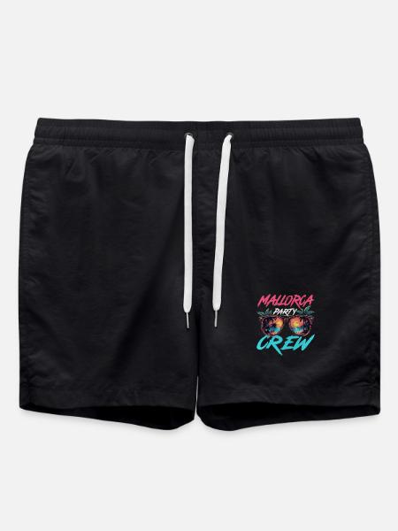 Mallorca Party Crew - Swim Trunks - black