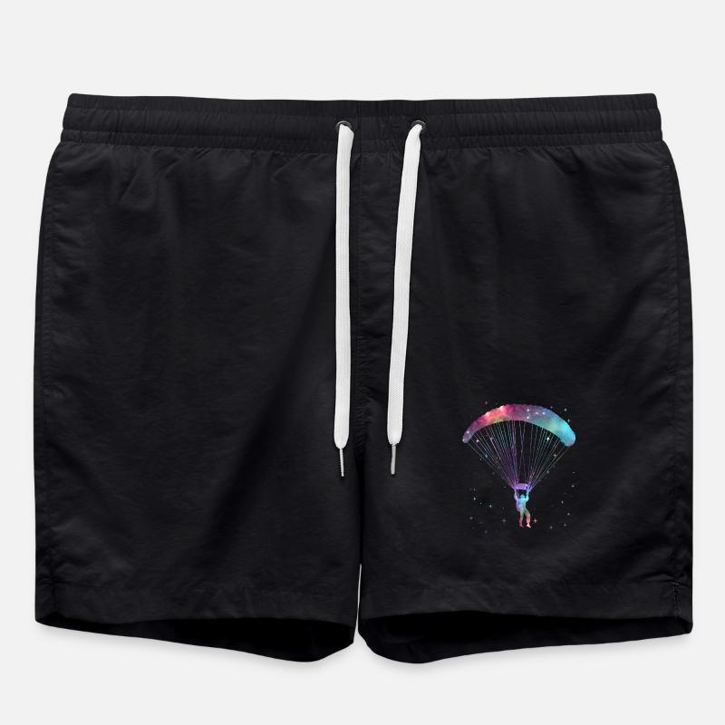 Parapente gleitschirmfliegen gleitschirm - Short de bain - noir
