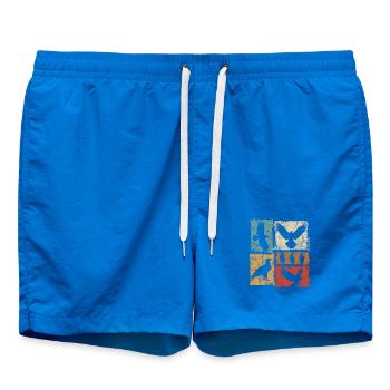 Eagle Perspectives Vintage Graphic - Short de bain - cobalt blue - Devant