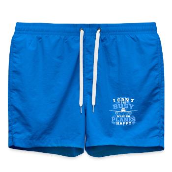 Luftfahrt Mechanik Flugzeug Techniker - Badeshorts - Cobalt blue - Vorne