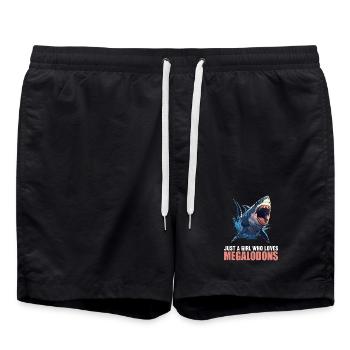 Megalodons Megalodon - Swim Trunks - black - Front - AI Model Male 185 light (185cm)