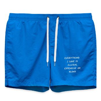 Tout ce que j’aime est illégal - Short de bain - cobalt blue - Devant