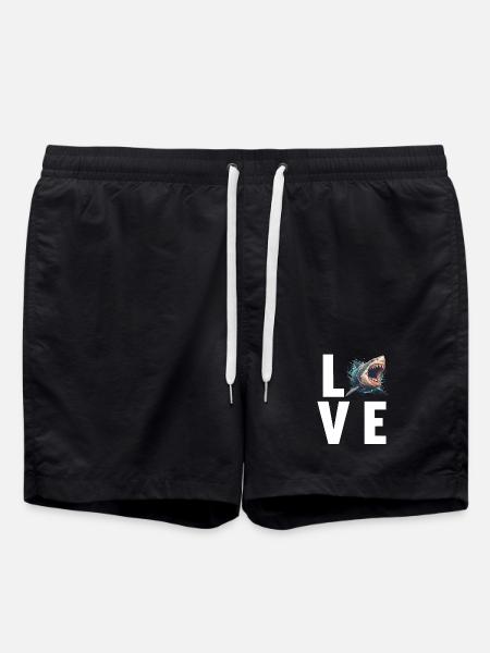 Great White Shark Great White Shark - Swim Trunks - black