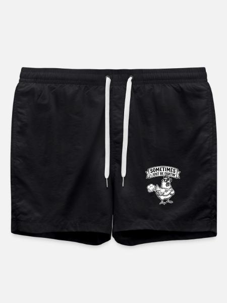 Sometimes I Just Be Fartin - Swim Trunks - black