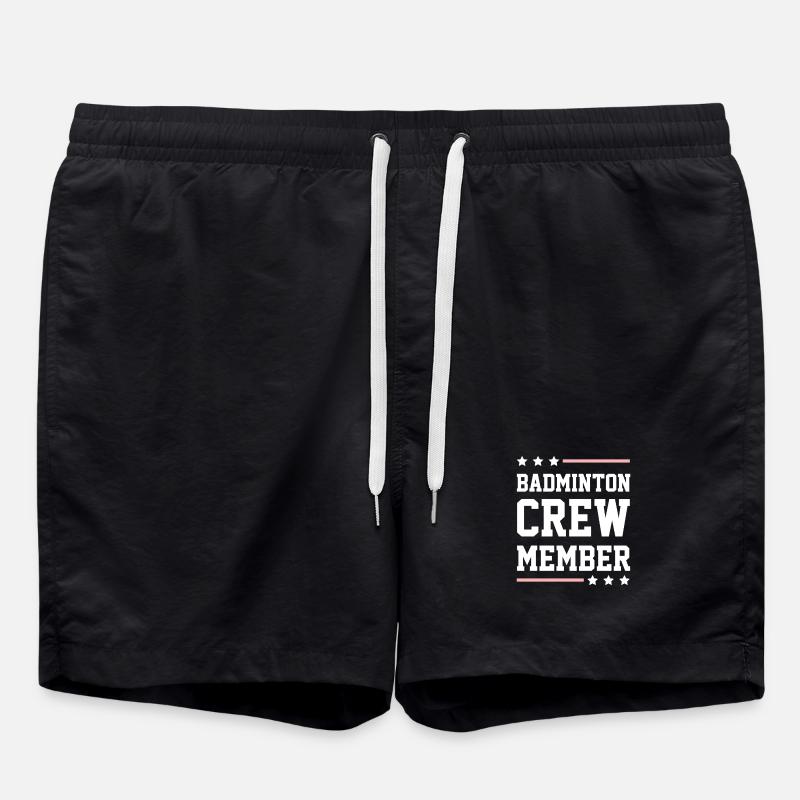 Badminton Crew - Swim Trunks - black