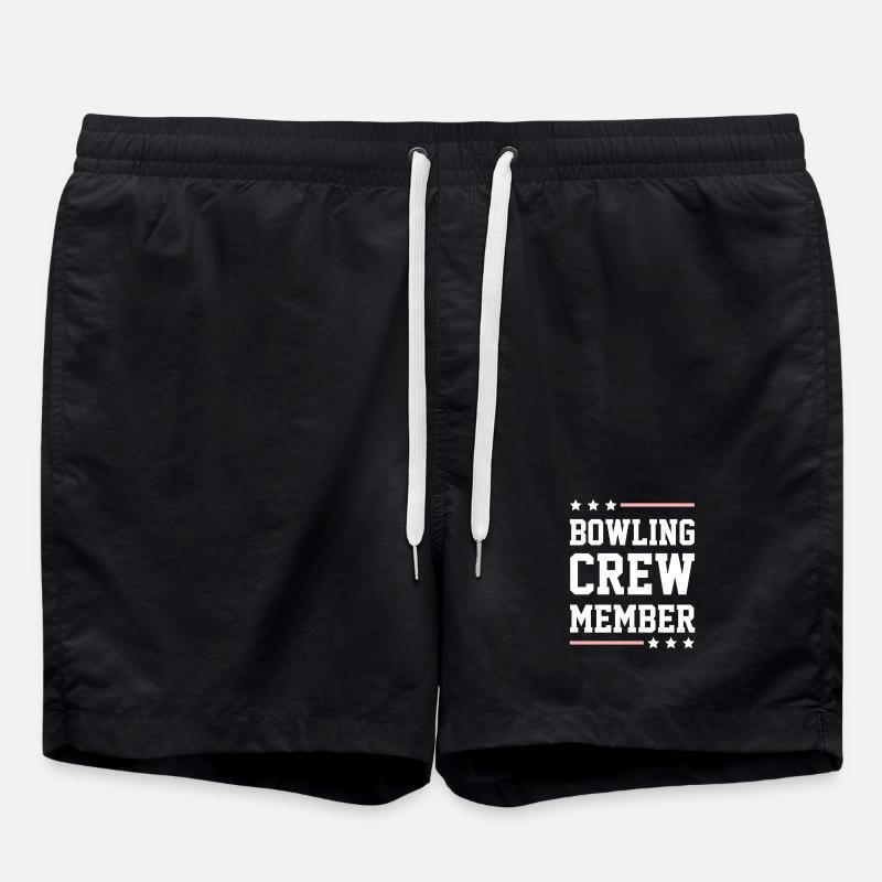 Bowling Crew - Swim Trunks - black