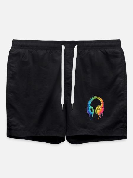 Casques Graffiti Gaming - Short de bain - noir