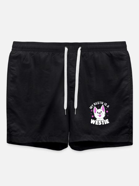West highland terrier - Swim Trunks - black