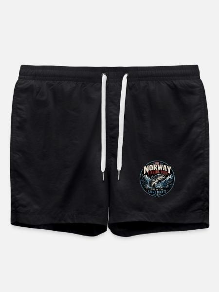 Norwegen Angeln - Badeshorts - Schwarz
