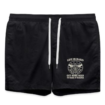 Beekeeping Supplies Beekeeper Accessories Beekeeping Bees Fan - Swim Trunks - black - Front - AI Model Male 185 light (185cm)