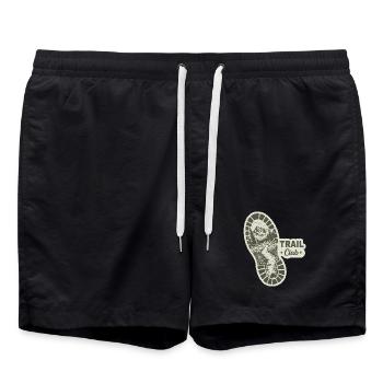 Dad Ultra Trail Runner - Badeshorts - Schwarz - Vorne - AI Model Male 185 light (185cm)