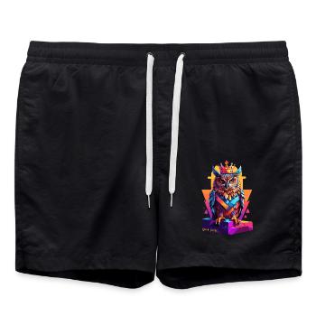 Wisdom - Swim Trunks - black - Front - AI Model Male 185 light (185cm)