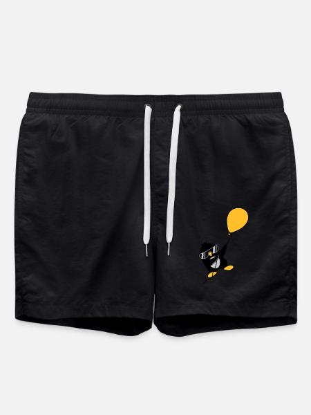 Le pingouin ballon s’envole - Short de bain - noir