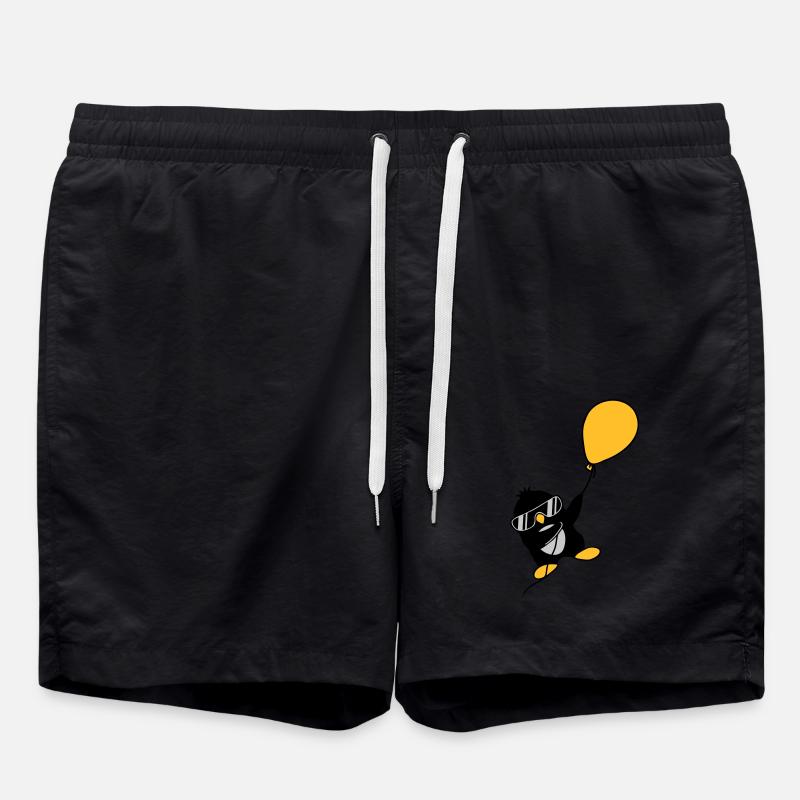 Le pingouin ballon s’envole - Short de bain - noir