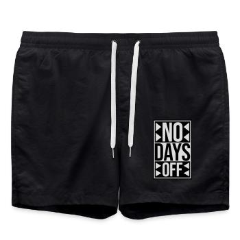 pas de jours de congé devis - Short de bain - noir - Devant - AI Model Male 185 light (185cm)