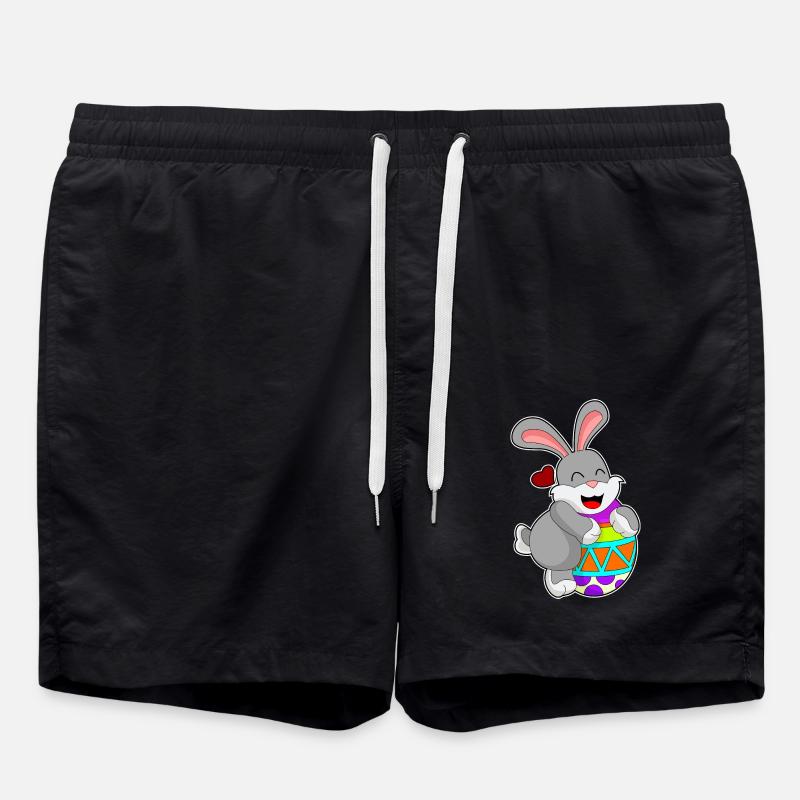 Oeuf de lapin - Short de bain - noir