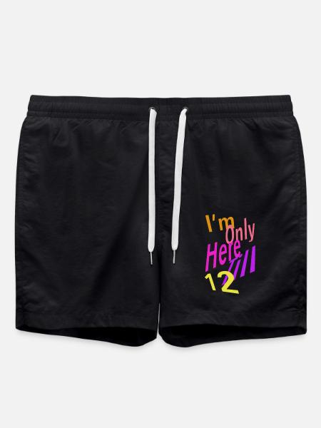 12 - Swim Trunks - black