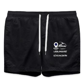 Favourite place Kühlungsborn-Ostseebad Kühlungsborn - Swim Trunks - black - Front - AI Model Male 185 light (185cm)