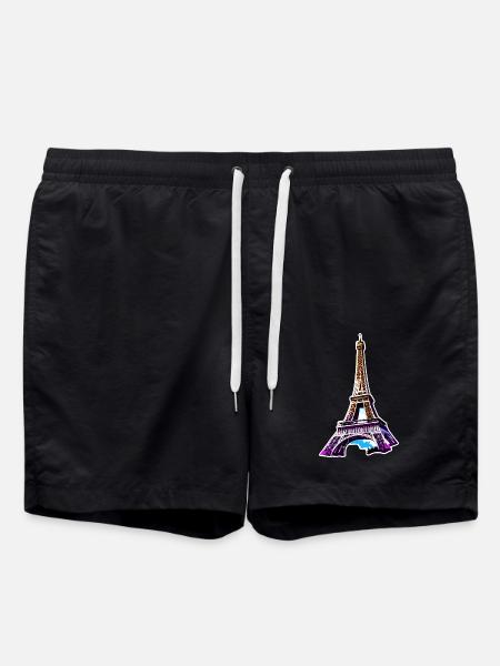 Eiffel tower #15 - Short de bain - noir