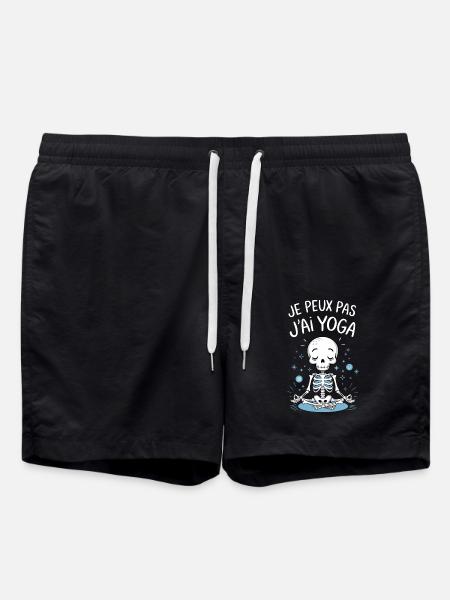 J'peux pas j'ai yoga - Short de bain - noir
