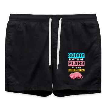 Sand puppy - Swim Trunks - black - Front - AI Model Male 185 light (185cm)