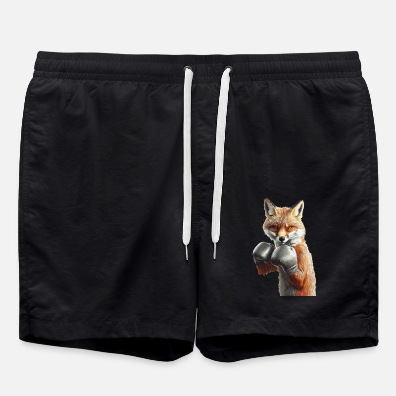 Fuchs - Badeshorts - Schwarz