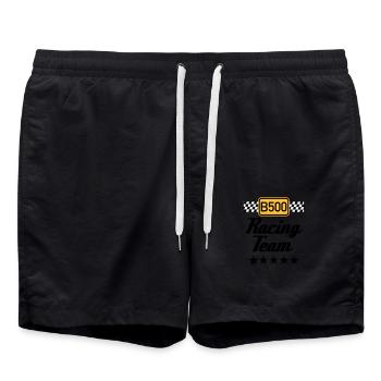 B500 Racing Team - Short de bain - noir - Devant - AI Model Male 185 light (185cm)