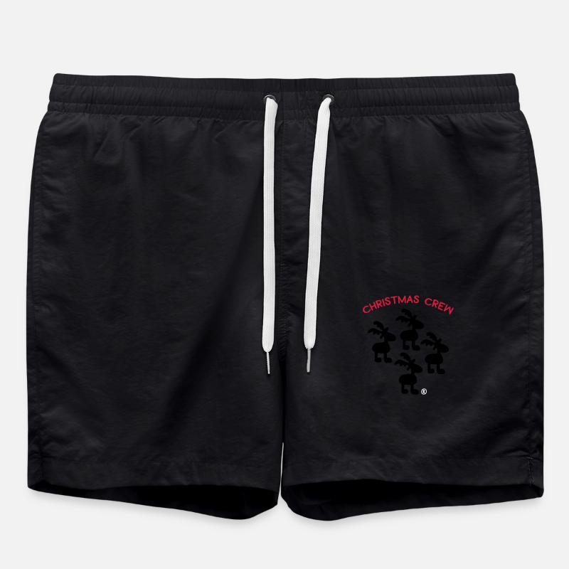Christmas - Swim Trunks - black