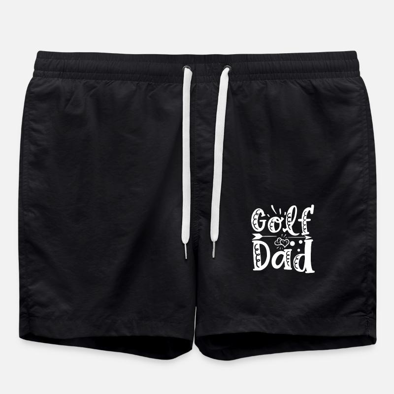 Golf Dad - Swim Trunks - black