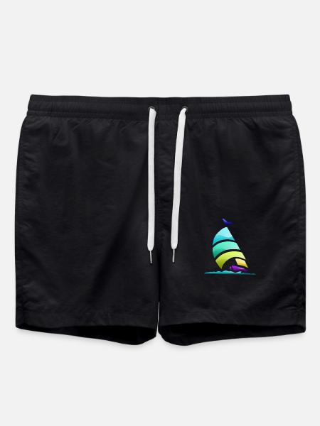 Sailing yacht - Swim Trunks - black