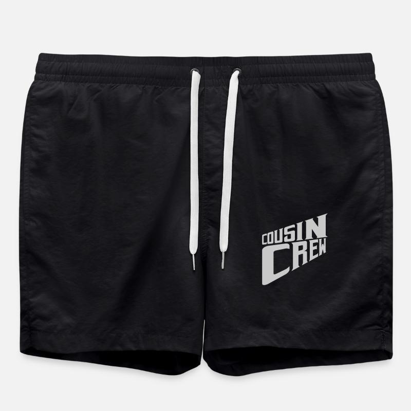 Logo Cousin Crew Team - Swim Trunks - black